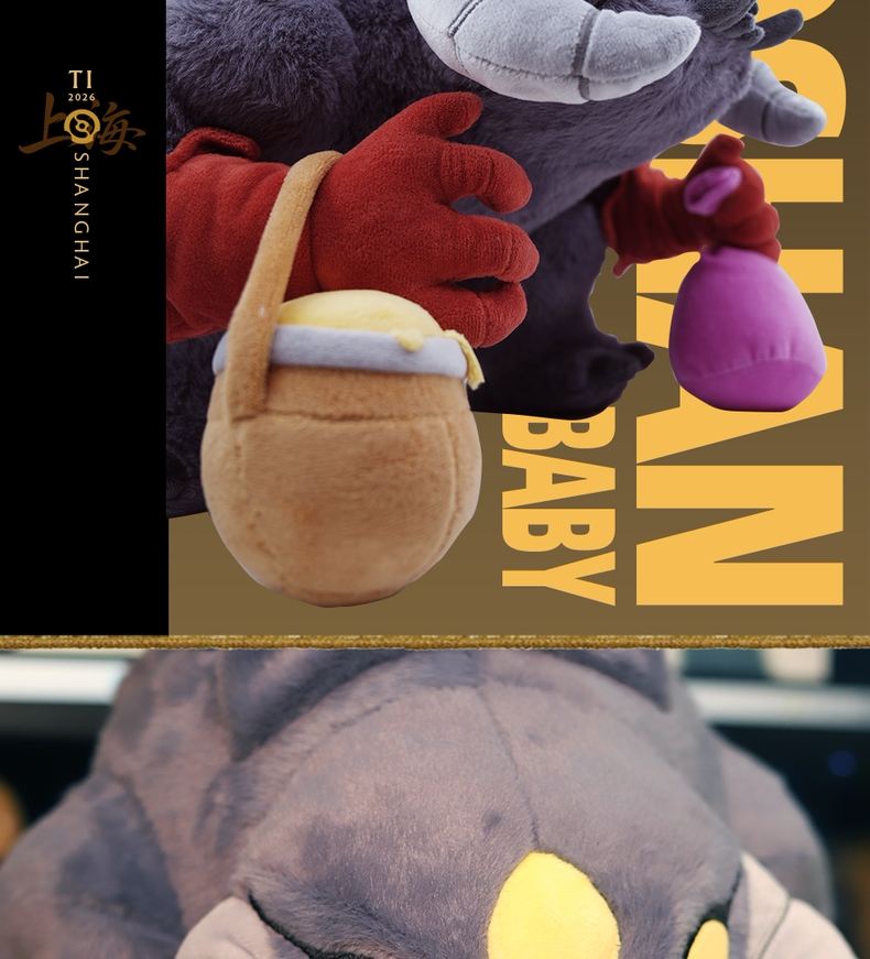 TI2026 Roshan Large Plush detail 3
